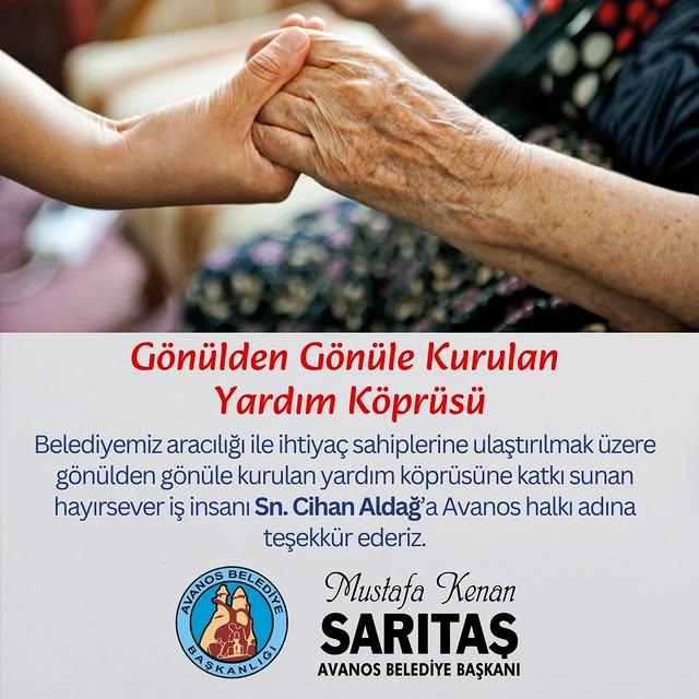 Avanos Belediyesi, Hayırsever İş İnsanı Sayesinde İhtiyaç Sahiplerine Yardım Ulaştıracak