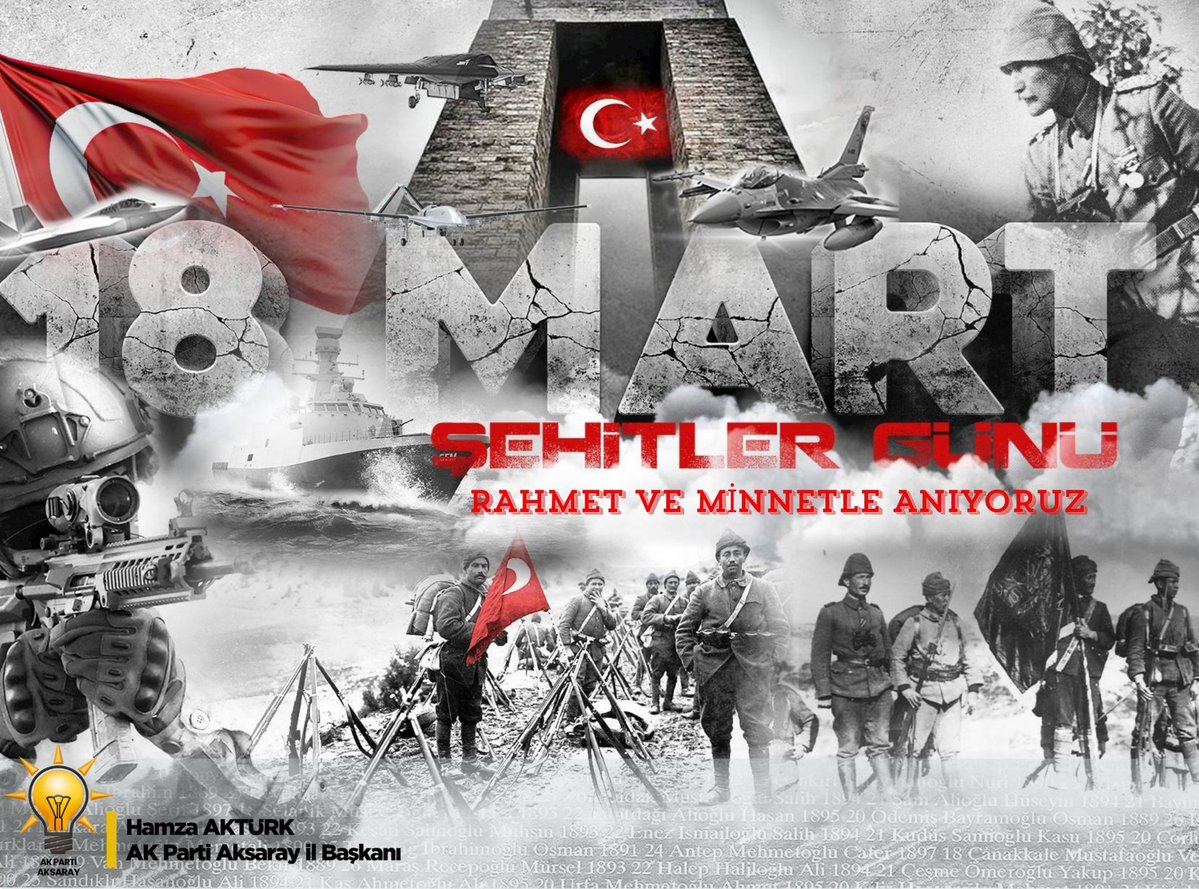 Aksaray'da 18 Mart Şehitleri Anma Töreni Düzenlendi