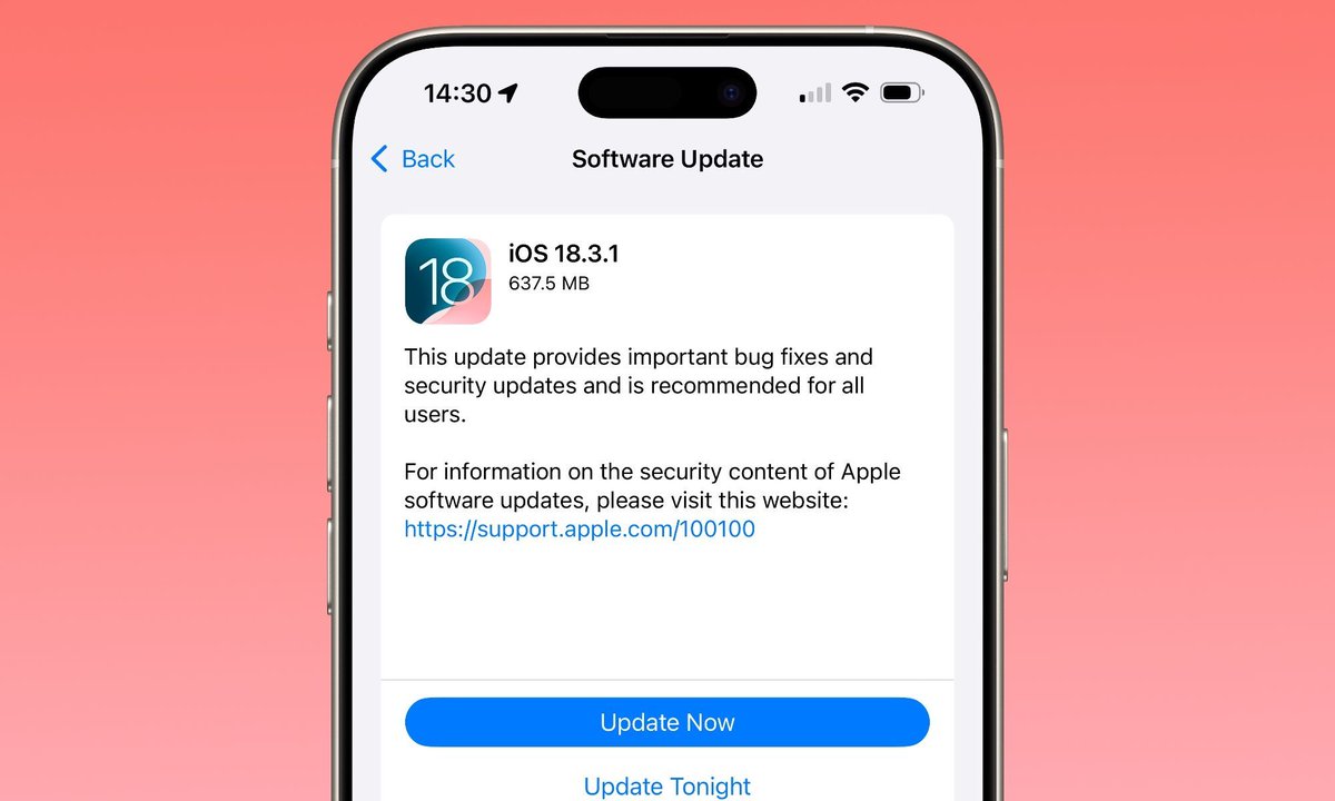 Apple, iOS 18.3.1 Sürümünün İmzasını Durdurdu, Geri Dönüşler Engellendi