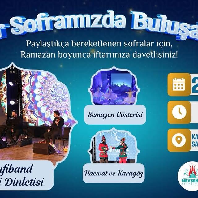 Nevşehir Belediyesi Ramazan Sokağı'nda Hafta Sonu Etkinlikleri ile Coşku Yaşatılıyor