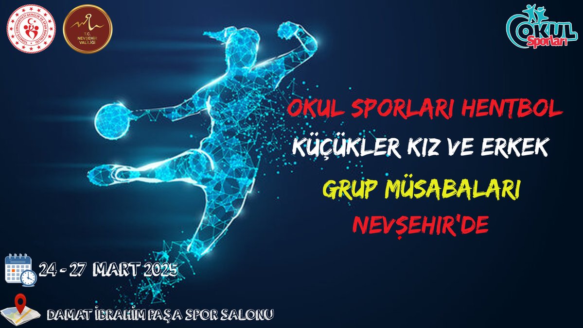 Nevşehir'de Hentbol Küçükler Grup Müsabakalarında 350 Sporcu Yarışacak