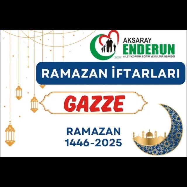 Aksaray'da Gazze'ye Ramazan İftarı Yardımı