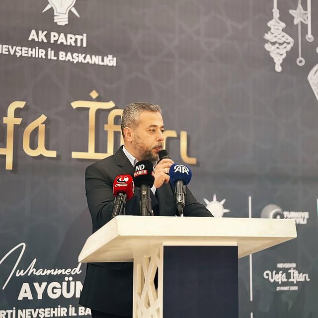 AK Parti Nevşehir Teşkilatı, Vefa İftarında Emeği Geçen Mensuplarla Buluştu