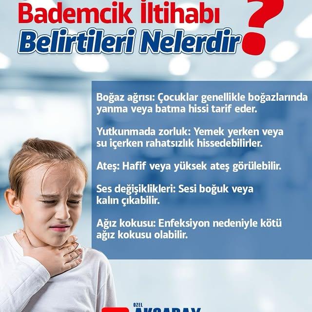 Aksaray Hastanesi: Çocuklarda Bademcik İltihabı Farkındalığı Yaratıyor