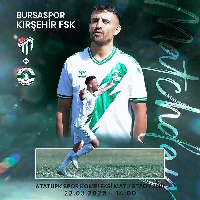 Kırşehirspor, Bursaspor'u Atatürk Stadı'nda Konuk Edecek