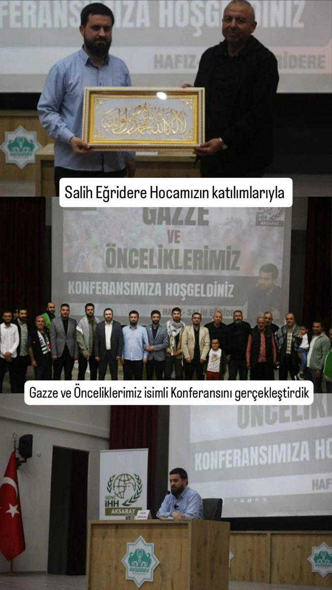 Aksaray'da Gazze Konulu Konferans Düzenlendi