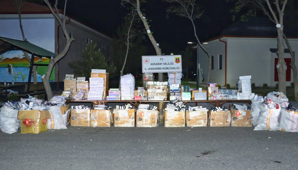 Aksaray'da Kaçakçılık Operasyonu: Binlerce Ürün Ele Geçirildi