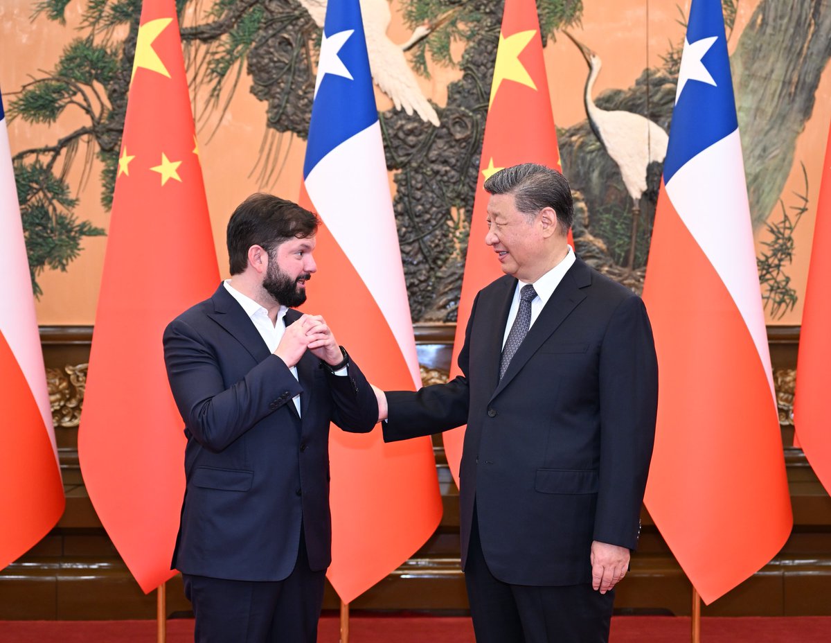 Çin Devlet Başkanı Xi Jinping ve Şili Cumhurbaşkanı Boric Görüşmesi Gerçekleştirdi