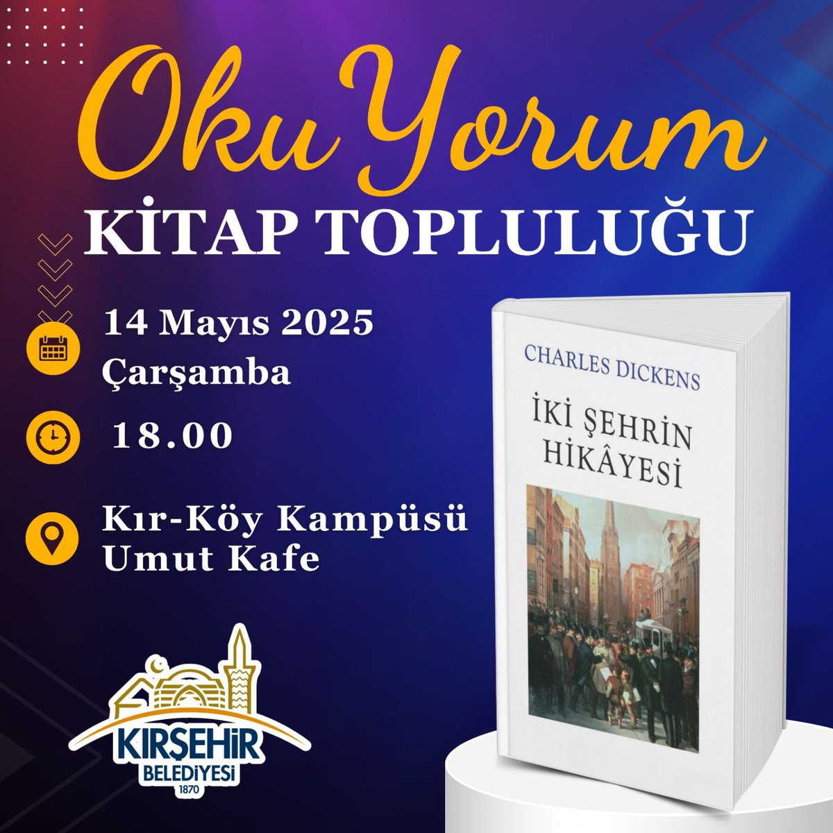Kırşehir Belediyesi, Kitap Okuma Alışkanlığını Yaygınlaştırmak İçin Projeler Hızla Devam Ediyor