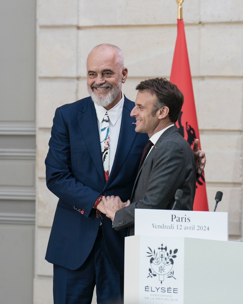 Macron, Edi Rama'yı Zafere Ulaştığı İçin Tebrik Etti, Avrupa Yolunda Destek Sözü Verdi