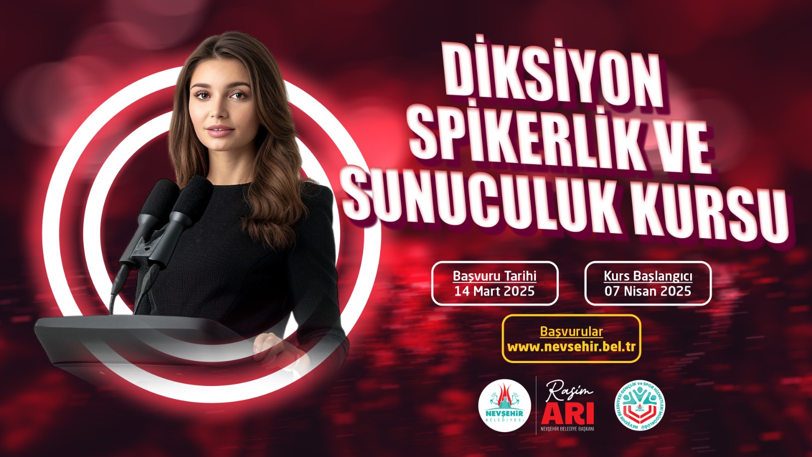 “Diksiyon, Spikerlik ve Sunuculuk” Kursu Açılacak